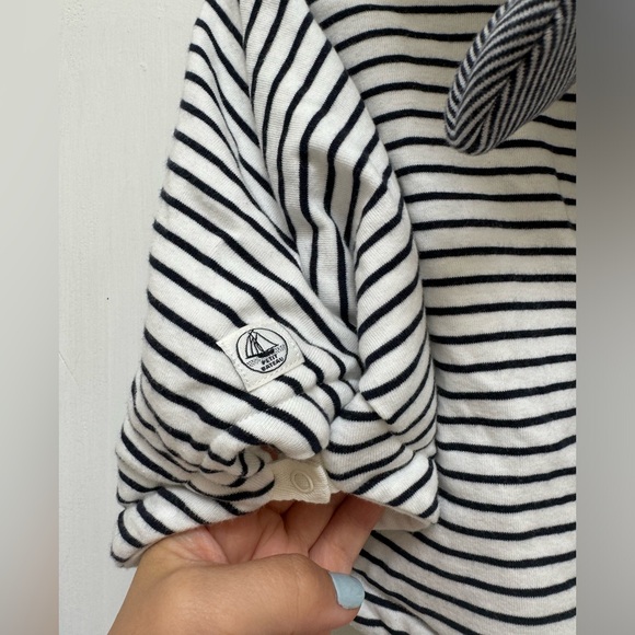 Petit Bateau Striped Cotton Cape (Toddler/Baby) - One Size - Picture 5 of 7